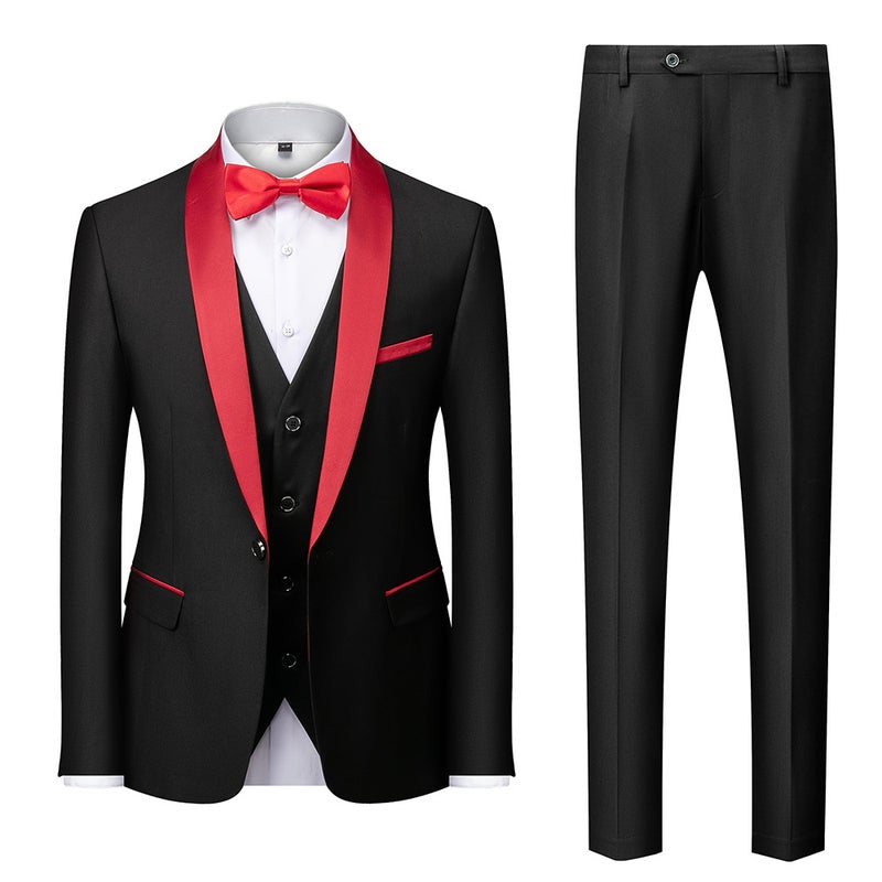 Autumn New Men'S Business Casual Suit Men'S Wedding Groom Dress Hall Slim-Fit Suit Men'S 1976 - Image 4