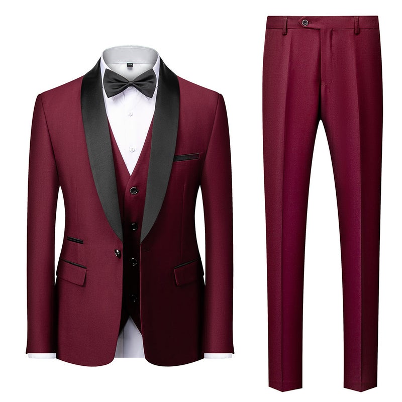 Autumn New Men'S Business Casual Suit Men'S Wedding Groom Dress Hall Slim-Fit Suit Men'S 1976 - Image 5