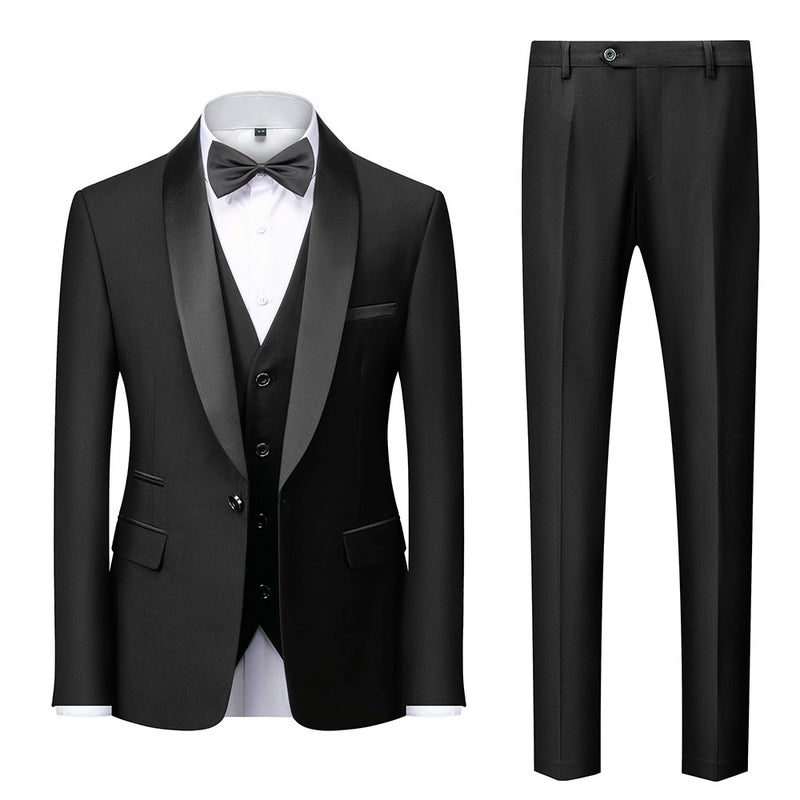 Autumn New Men'S Business Casual Suit Men'S Wedding Groom Dress Hall Slim-Fit Suit Men'S 1976 - Image 3