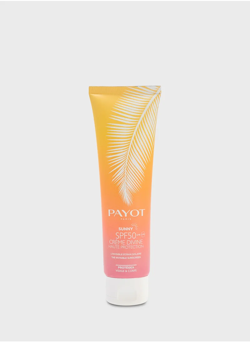 PAYOT Sunny SPF 50 Crème Divine High Protection Invisible Sunscreen 150ml