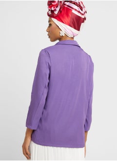 Khizana Single Breasted Lapel Blazer  - Image 2