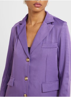 Khizana Single Breasted Lapel Blazer  - Image 3