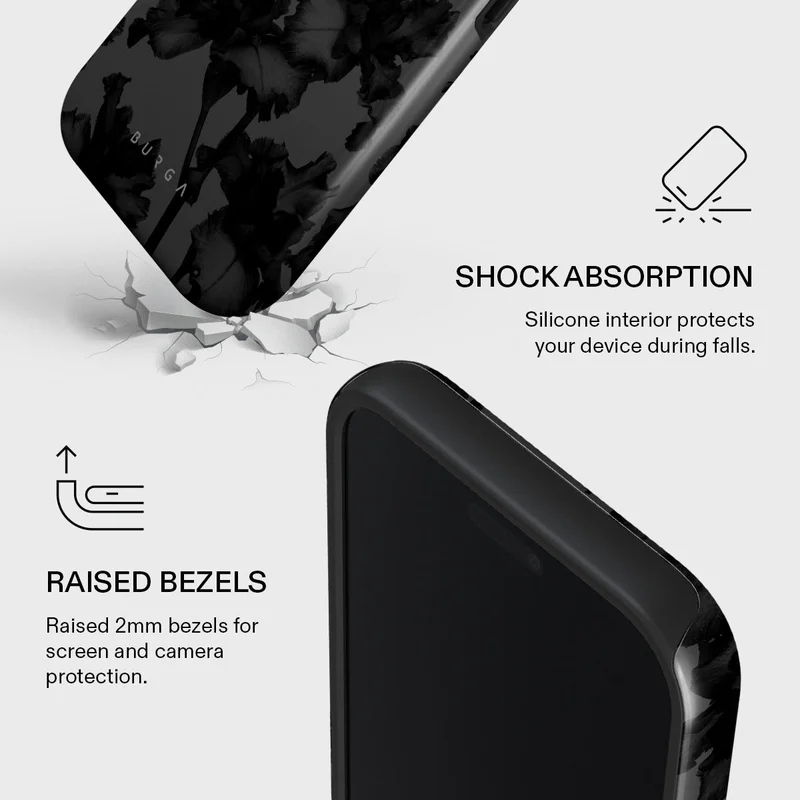 Burga iPhone 17 Pro Nocturnal Burga iPhone 17 Pro Nocturnal Premium Case Compatible with Hybrid Dual-Layer Hard Shell + Silicone Protection - Scratch-Resistant Shockproof Mobile Cover  | Best Price UAE