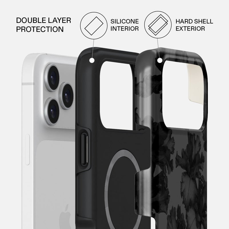 Burga iPhone 17 Pro Nocturnal Premium Case Compatible with Hybrid Dual-Layer Hard Shell + Silicone Protection - Scratch-Resistant Shockproof Mobile Cover - Image 2