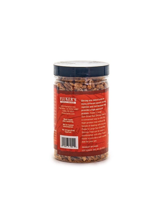 Fluker's Fluker's All Natural Large Sun-Dried Red Shrimp, High Protein Treats, Aquatic Turtle Food, Great for Aquatic Frogs, Tegus, Monitors, and Tropical Fish, 2.5 oz - Image 4