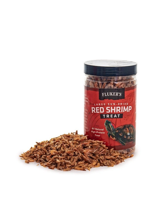 Fluker's Fluker's All Natural Large Sun-Dried Red Shrimp, High Protein Treats, Aquatic Turtle Food, Great for Aquatic Frogs, Tegus, Monitors, and Tropical Fish, 2.5 oz - Image 1
