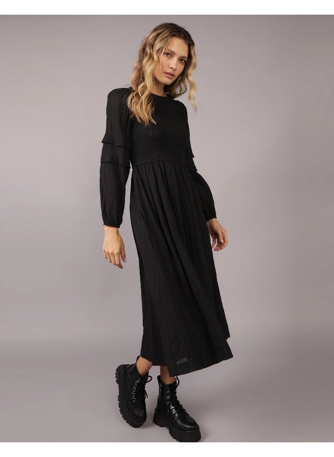 American Eagle AE Smocked Midi Dress  - Image 1