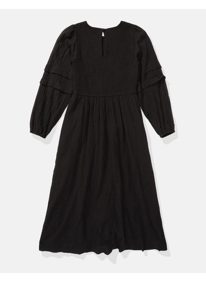 American Eagle AE Smocked Midi Dress  - Image 4