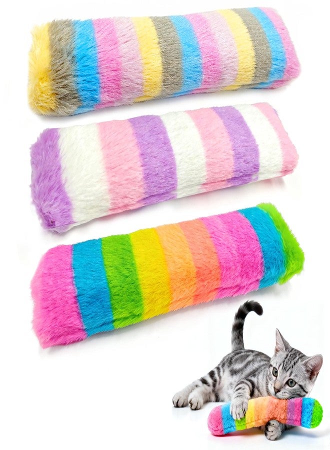 Kerros Cat Toys Pillows 3 Pack, Soft Cat Kitten Toy with Catnip Inside Interactive Toys for Indoor Cats Kittens Self Play, Kick, Swatting, Biting, Hunting, Exercise - Image 1