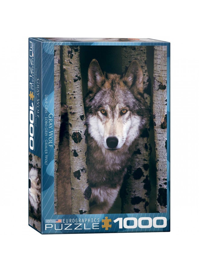 Eurographics Gray Wolf 1000-Piece Puzzle - Image 1