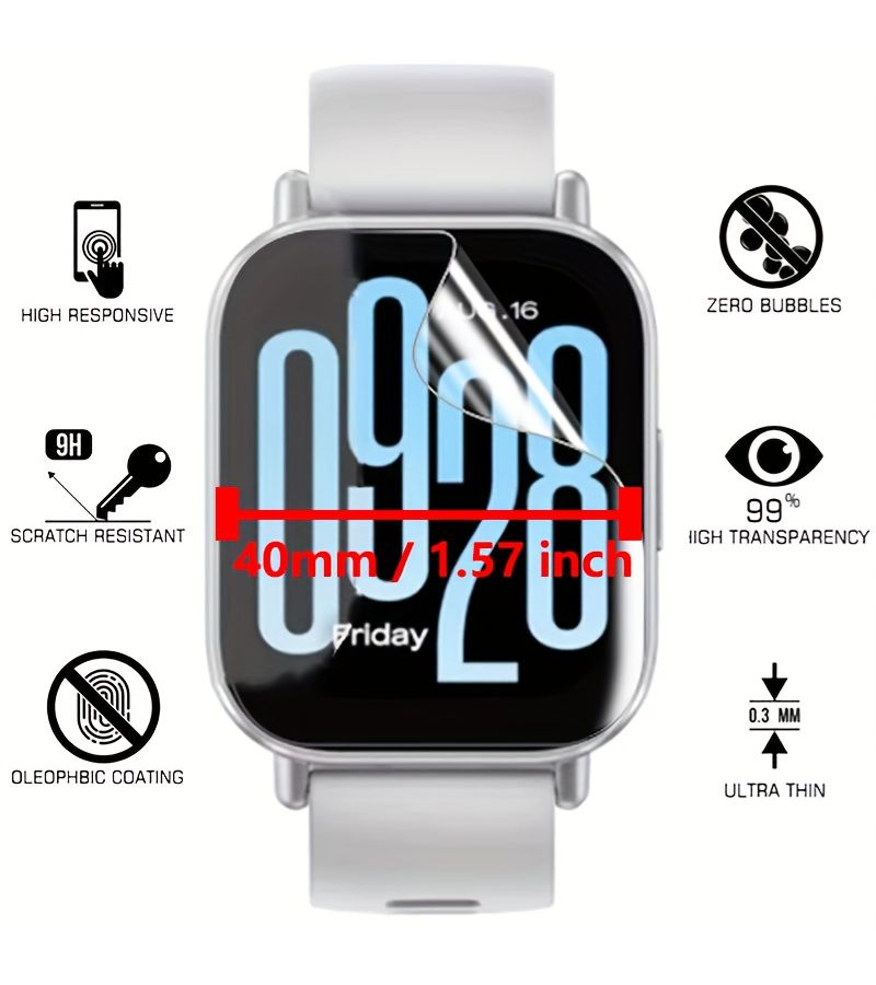 5 Pcs Soft Screen Protector Film For Redmi Watch 5 Active - Image 4