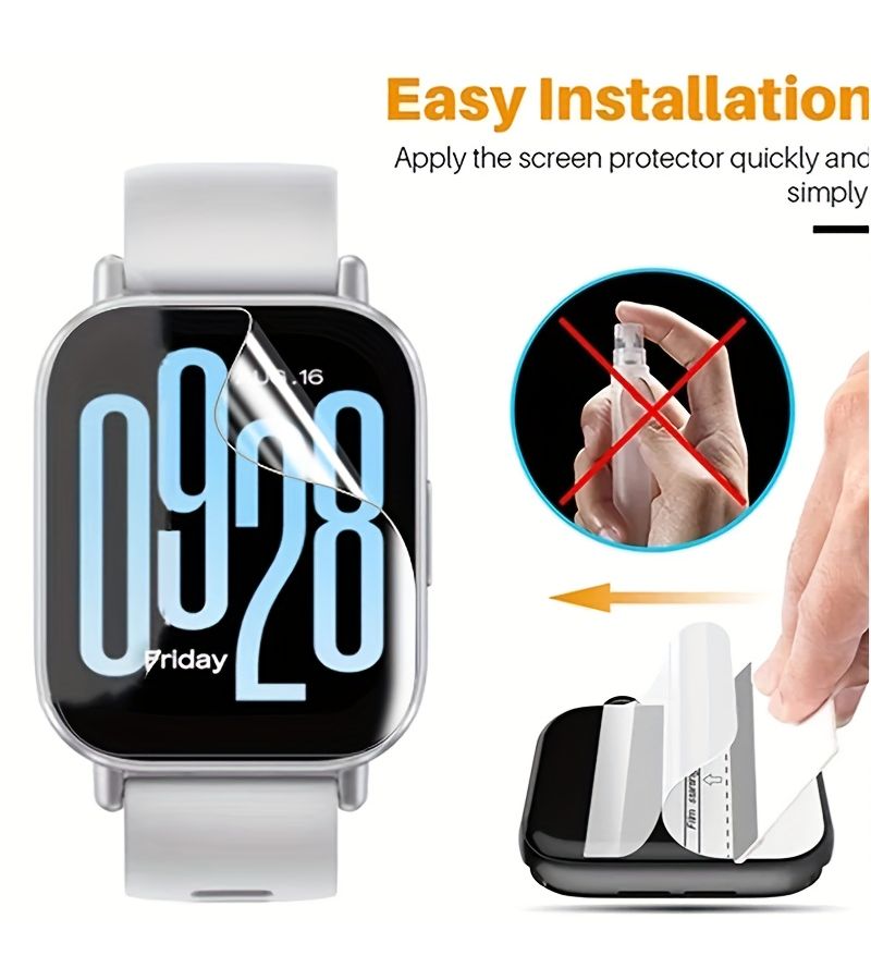 5 Pcs Soft Screen Protector Film For Redmi Watch 5 Active - Image 3