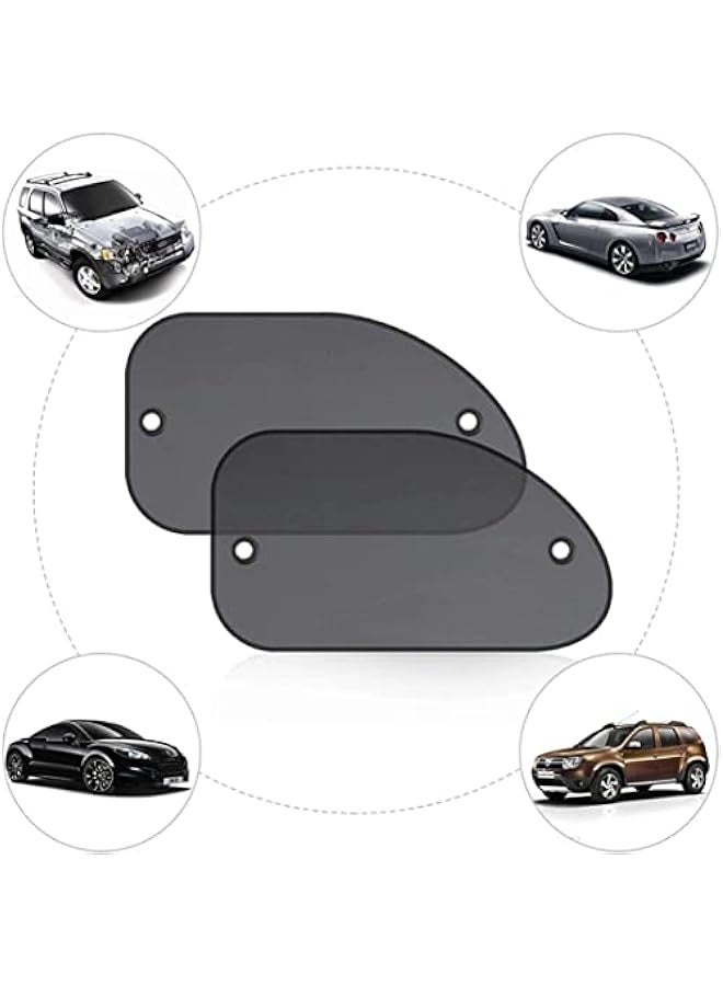 Car Window Sunshades, Side Window Sunshades, Cling Sunshade, for Car Windows, Sun, Glare, and UV Rays Protection for Your Child - Baby Side Window Car Sun Shades, 2 Pack Universal - Image 2