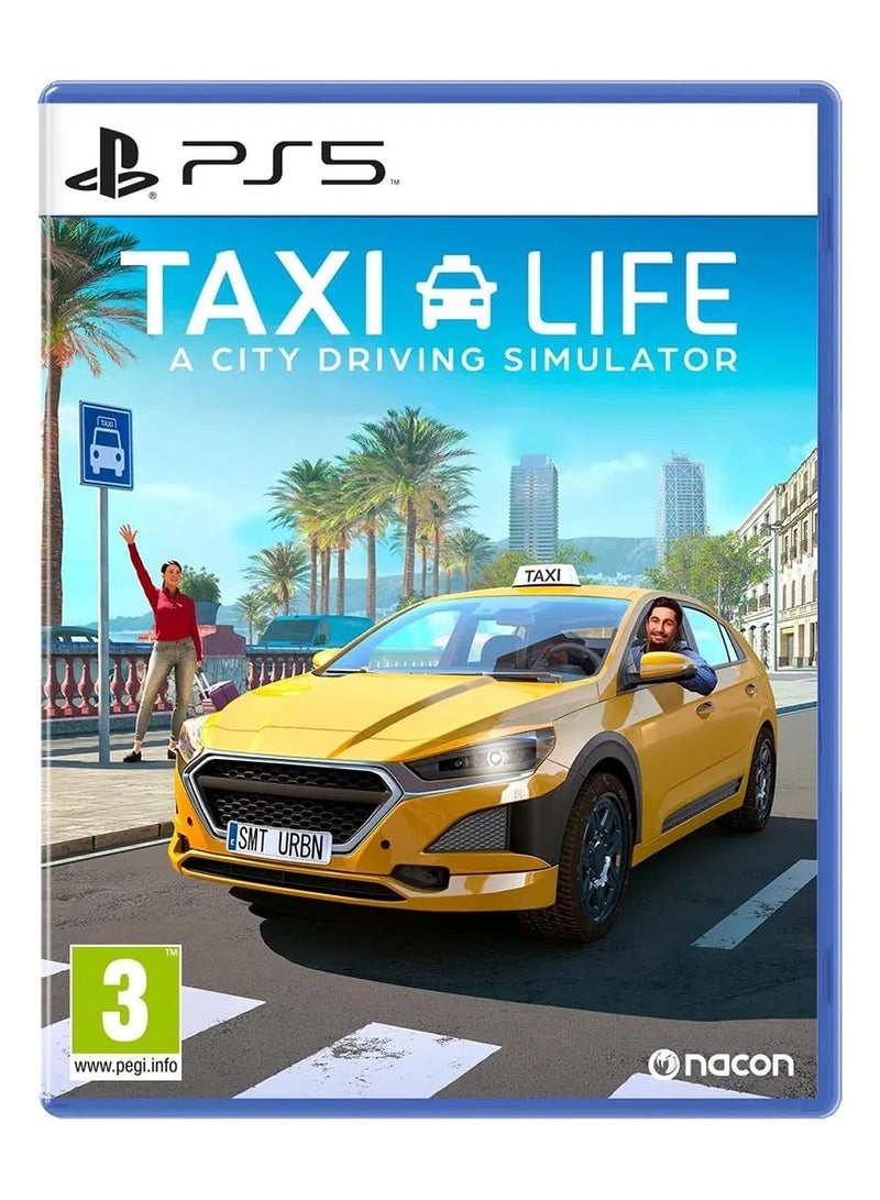 nacon Taxi Life: A City Driving Simulator PS5 Edition - Driving Simulation Game - Image 1