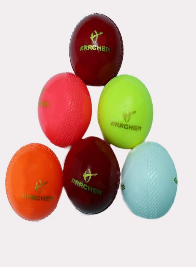 ARRCHER Rubber Wind Ball for Cricket Pack of 6 Balls - Image 2
