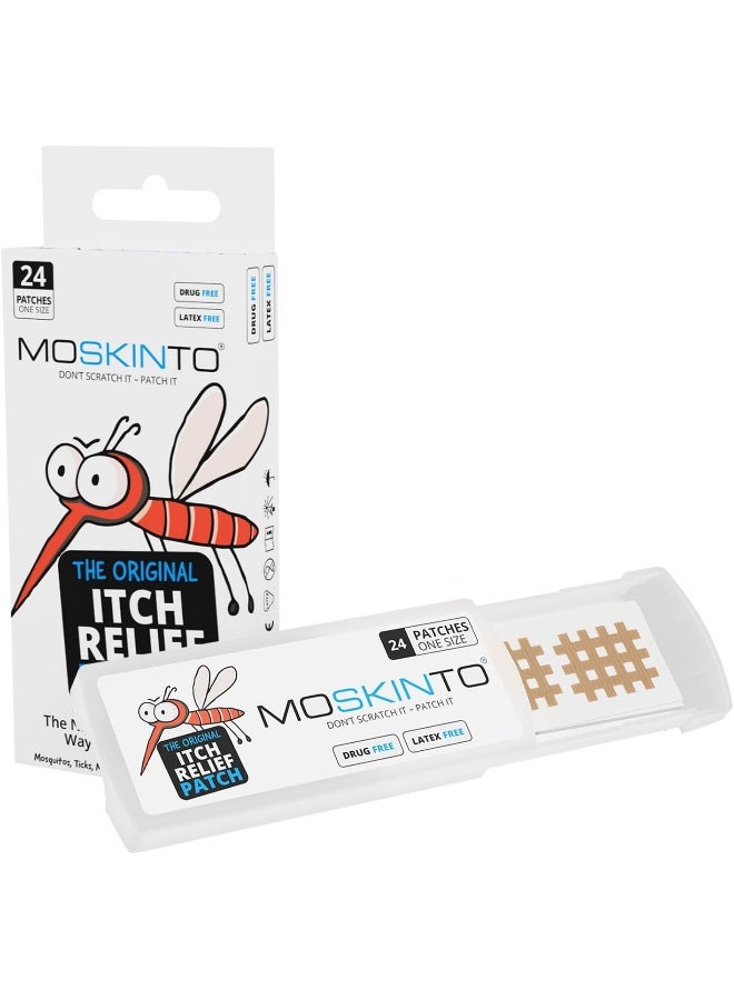 Moskinto: After-Bite Mosquito Itch Relief Patch, Instant Effect, Reduces Swelling, Insect Bite Relief (Travel Pack) - Image 1