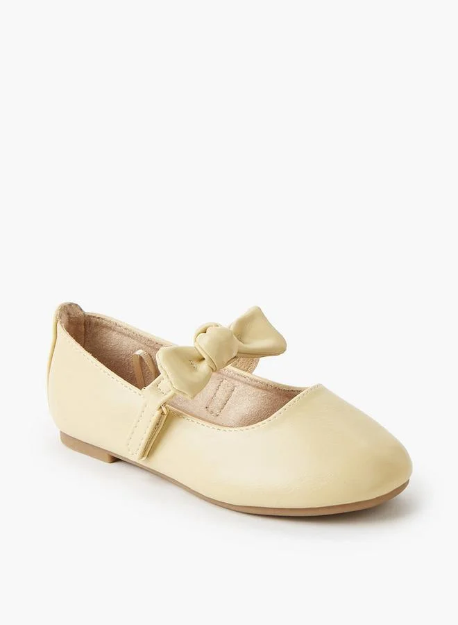 JUNIORS Girls Hook & Loop Ballerina Shoes