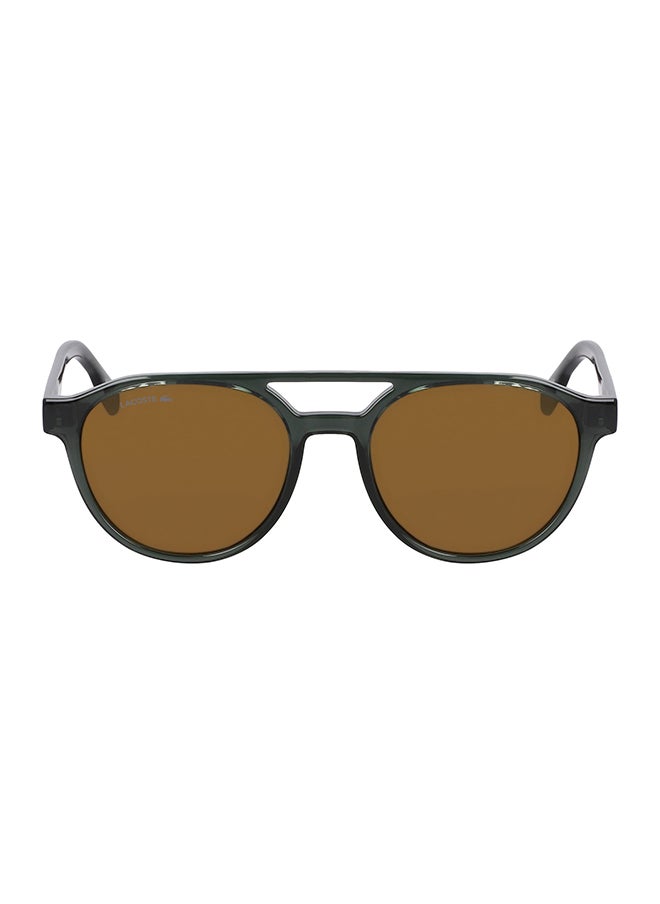 LACOSTE - Men's UV Protection Oval Sunglasses - L6008S-035-5319 - Lens Size: 53 Mm - Image 1