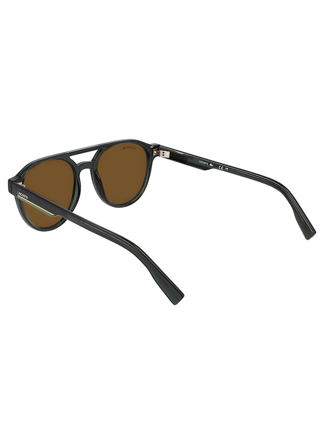 LACOSTE - Men's UV Protection Oval Sunglasses - L6008S-035-5319 - Lens Size: 53 Mm - Image 1