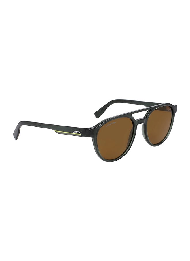LACOSTE - Men's UV Protection Oval Sunglasses - L6008S-035-5319 - Lens Size: 53 Mm - Image 1