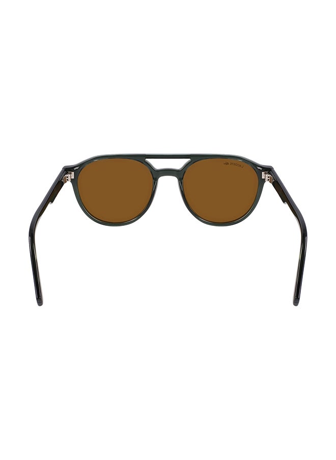 LACOSTE - Men's UV Protection Oval Sunglasses - L6008S-035-5319 - Lens Size: 53 Mm - Image 1