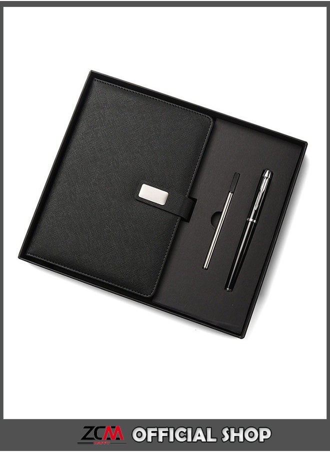 ZCM-HAPPY - Premium Notebooks and Diaries Gift Box Set with Notepads Premium Ballpoint Pens Signature Pens Journal Notebook Writing Pads Custom Notebooks Professional Notepad - Image 1