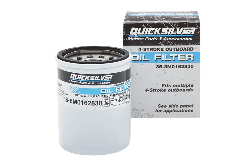 Quicksilver 8M0162830 Oil Filter for Mercury and Mariner 4-Stroke Outboards 25-115 Hp - Image 1
