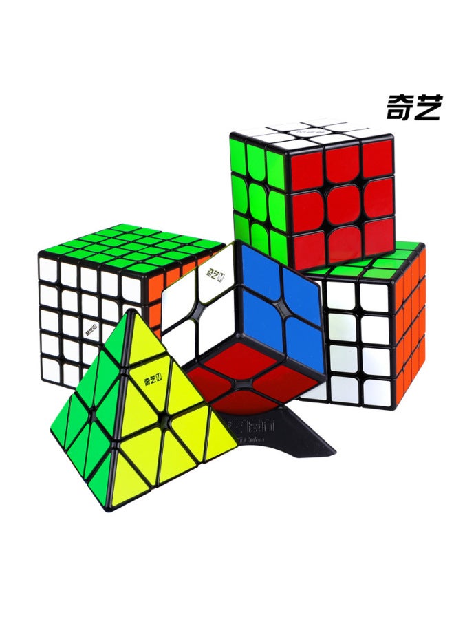 Qiyi Rubik's Cube Third-order Magnetic Force Fourth-order Fifth-order Rubik's Cube Magnetic Competition Special Educational Children's Toys Wholesale-Color:Qiyi Magnetic Fourth Order 【color】】  - Image 4