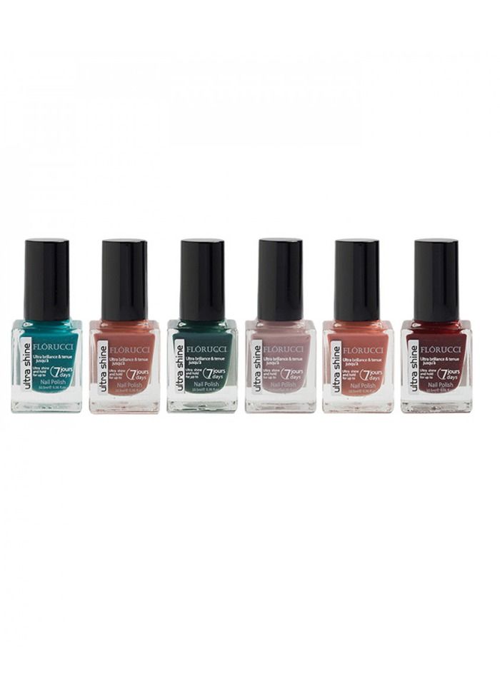 FLORUCCI A set of 6 Ultra Shine Nail Polishes With A Formula That Lasts For 7 Days From Flortie - Image 2