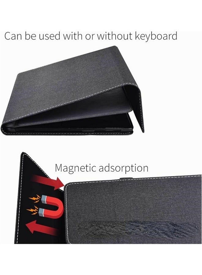Compatible with Microsoft Surface Pro 11 (2024) 13-inch Case,TPU Bumper Folio Stand Card Holder Protective Cover PC Hard Shell - Image 4