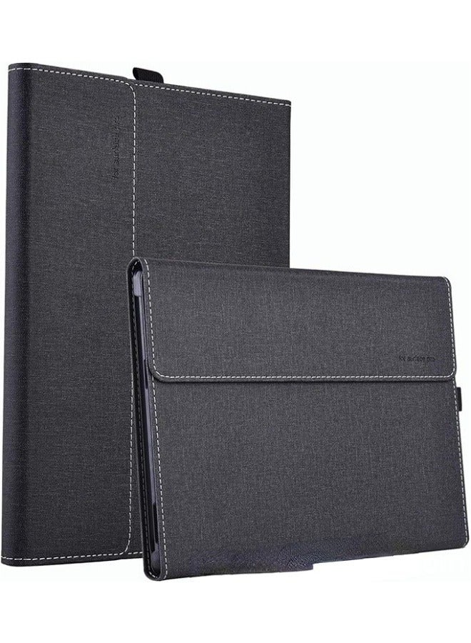 Compatible with Microsoft Surface Pro 11 (2024) 13-inch Case,TPU Bumper Folio Stand Card Holder Protective Cover PC Hard Shell - Image 5