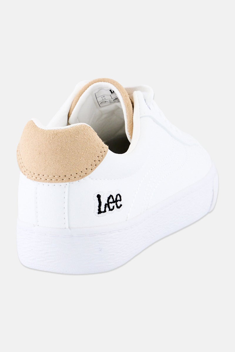 LEE Women Maddy Lace Up Casual Shoes, White - Image 3