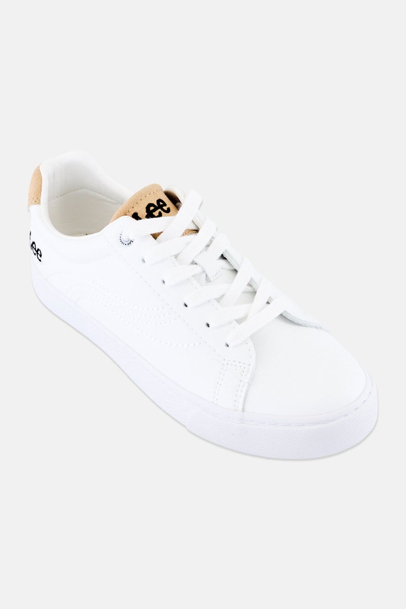 LEE Women Maddy Lace Up Casual Shoes, White - Image 1