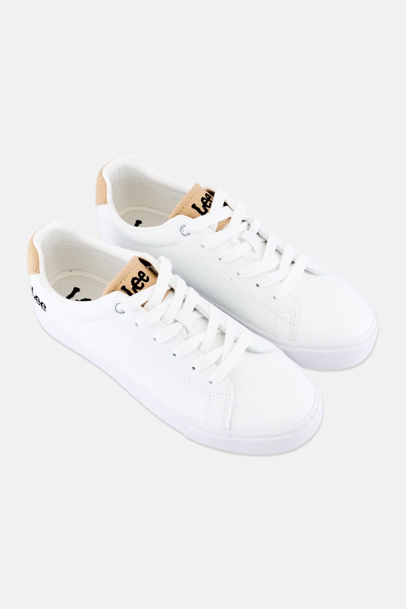 LEE Women Maddy Lace Up Casual Shoes, White - Image 2