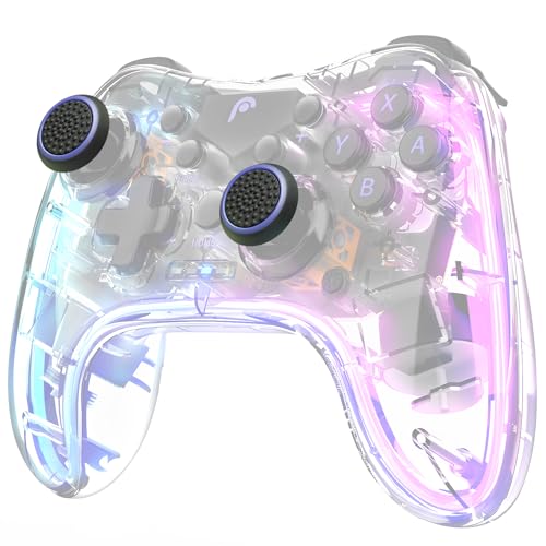 Fosmon Performance Thumb Grips Joystick Caps for Nintendo Switch 2, Switch 1, Joycon Grip, PS5, PS4, Xbox One, Xbox Series X/S, Rubber Controller Grips - Black/Blue (2 Pair - 4 Pieces) - Image 2