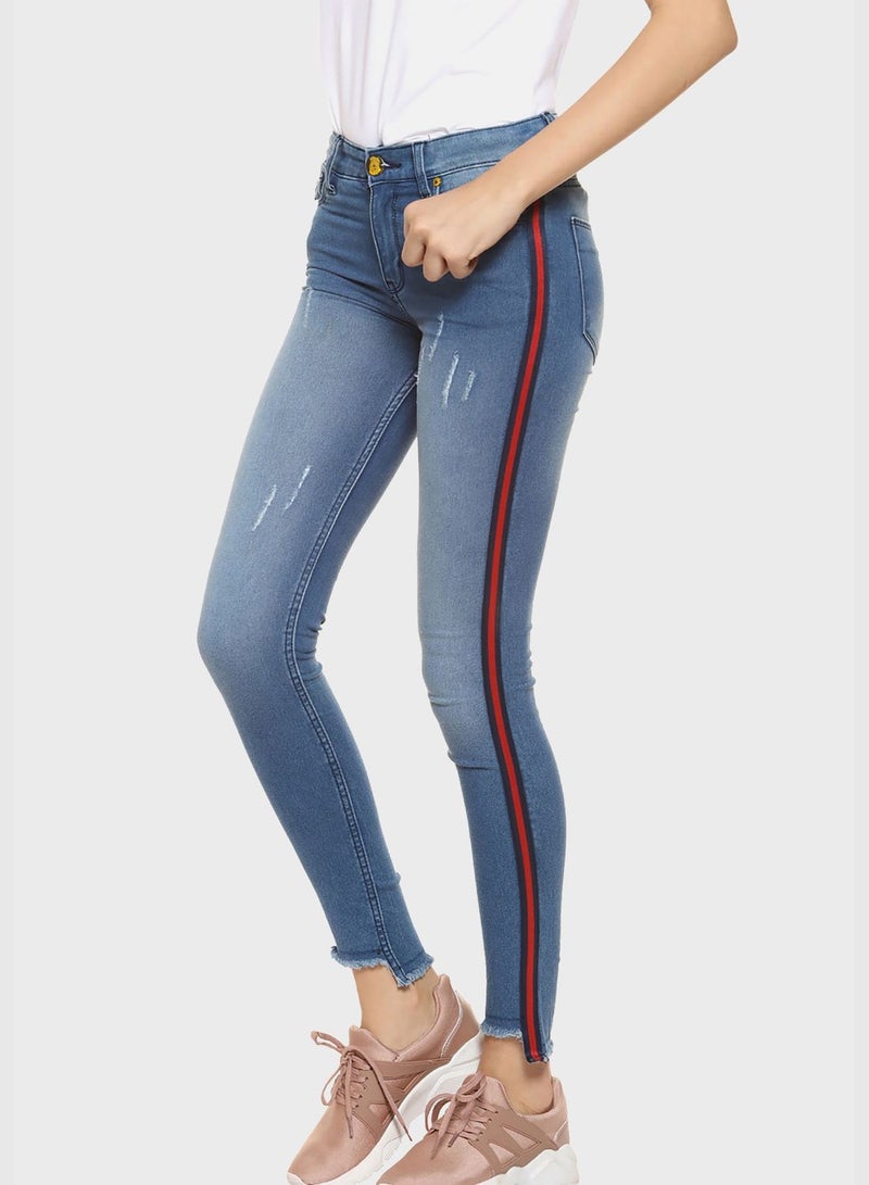 كامبوس سوترا جينز بخطوط جانبية - Image 1