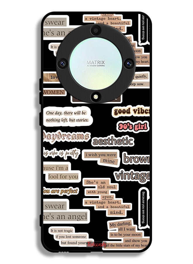 Tolwak Honor X9a Protective Case Cover Beautiful Quotes Stickers - Image 1