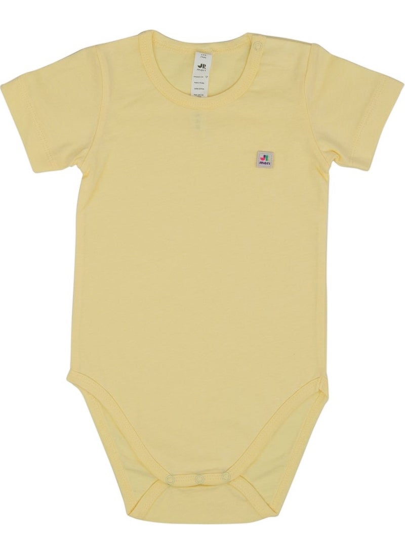 Jrmori Short Sleeve Basic Body with Shoulder Snaps  - Image 1