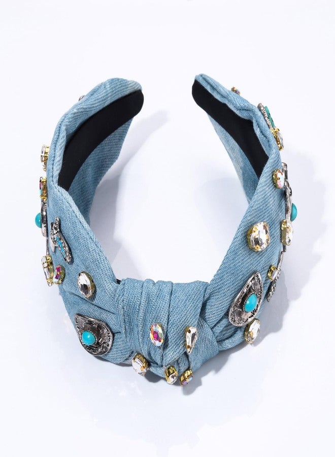 PHALIN Western Cowgirl Knotted Headband for Women (Style A) - Image 4