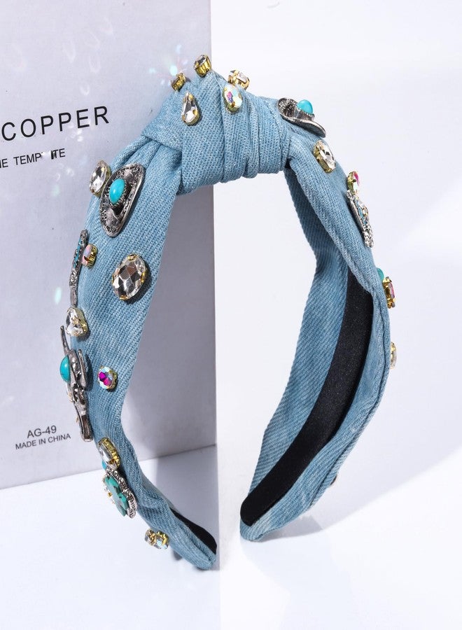 PHALIN Western Cowgirl Knotted Headband for Women (Style A) - Image 3