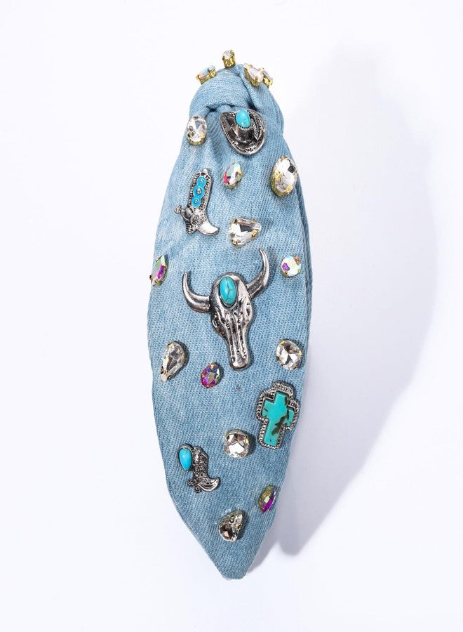 PHALIN Western Cowgirl Knotted Headband for Women (Style A) - Image 5