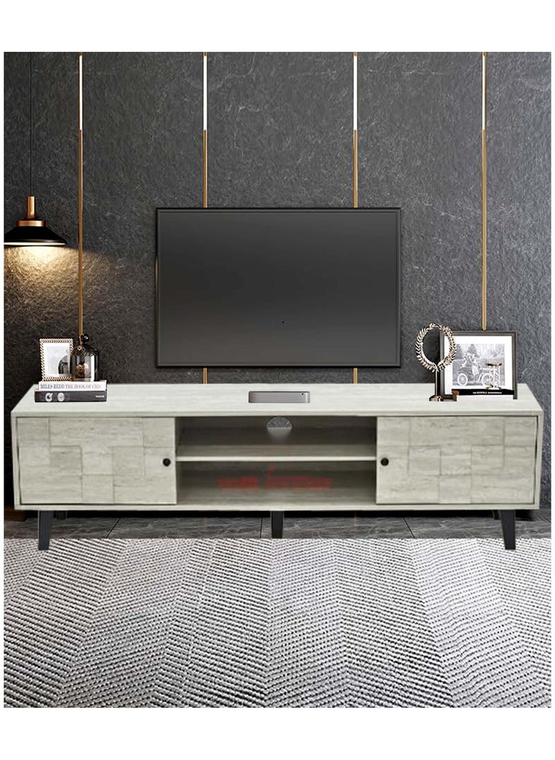 Living - Modern TV Table, With Shelf 160*40*45 CM - Image 1