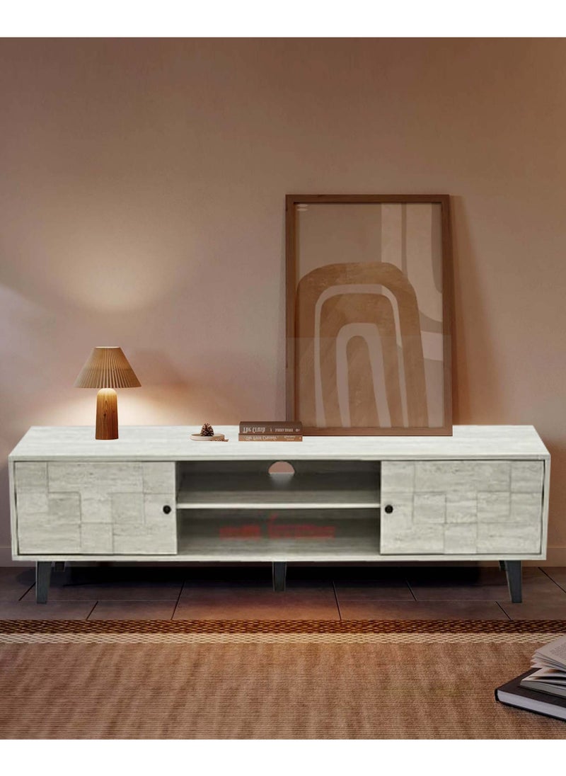 Living - Modern TV Table, With Shelf 160*40*45 CM - Image 1