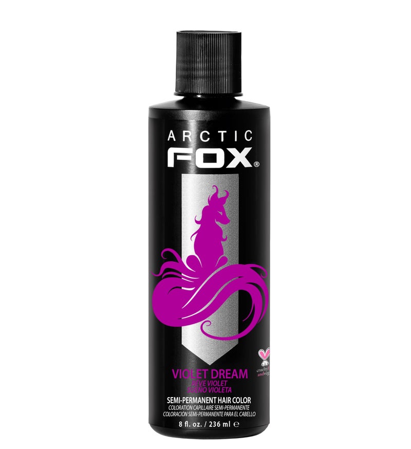 ARCTIC FOX Vegan and Cruelty-Free Semi-Permanent Hair Color Dye (8 Fl Oz, VIOLET DREAM) - Image 1