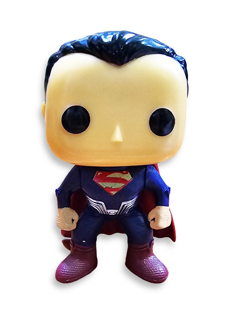 Generic - Animation Super man Action Figure Funko For Baby & Kids Toys For Boys & Girls Size 2.5 x 2.5 x 3.75inch - Image 1