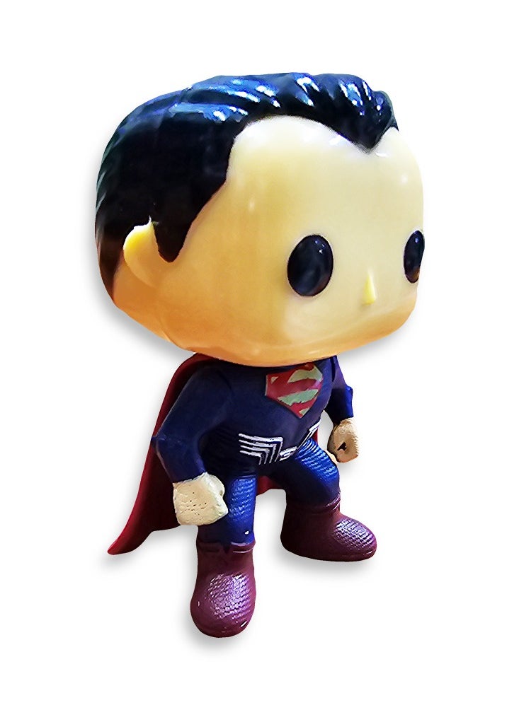 Generic - Animation Super man Action Figure Funko For Baby & Kids Toys For Boys & Girls Size 2.5 x 2.5 x 3.75inch - Image 1