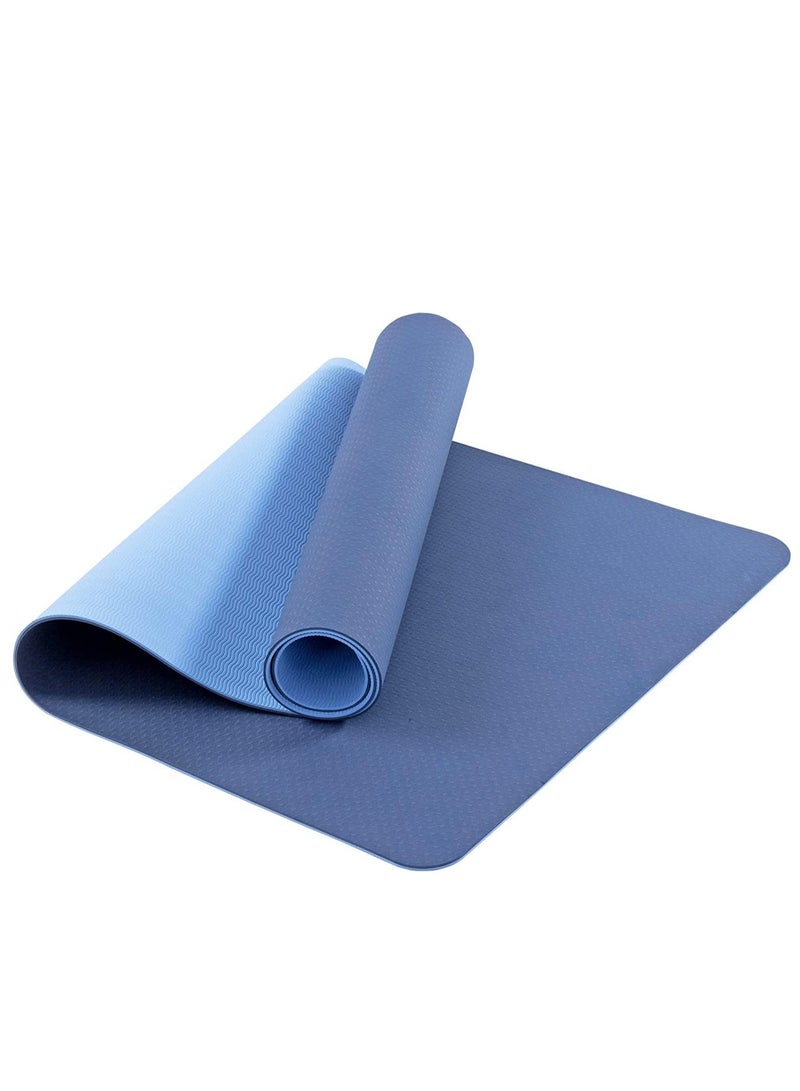 Maston Anti-Slip Exercise Mat TPE Eco Friendly Fitness Mat for Pilates Non Slip Yoga Mat (6mm) - Image 1
