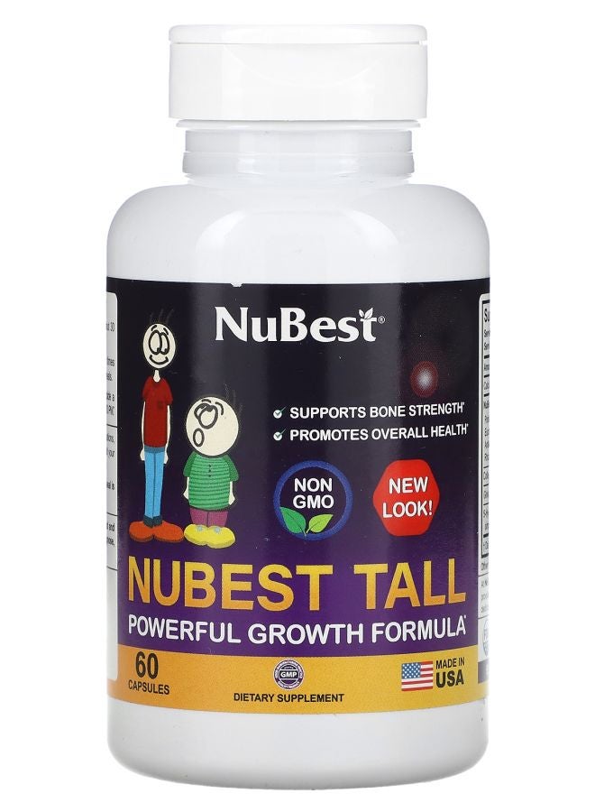 NuBest Tall Powerful Growth Formula 60 Capsules