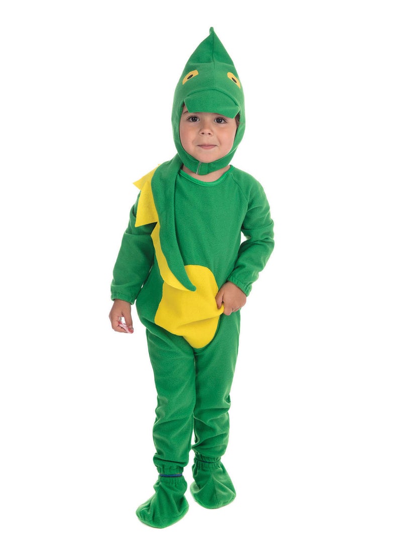 Rubies Dinosaur Toddler Costume for Boys & Girls | Plush Jumpsuit with Hood & Tail | Size Toddler (1-2 Years) - Image 1
