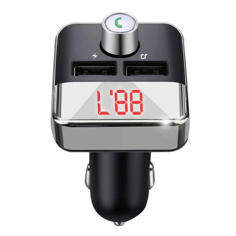 Car MP3 Player Silver Bt Wireless Connection - High-Fidelity Sound Quality Fm Transmitter for 12-24V Car Models - Image 3
